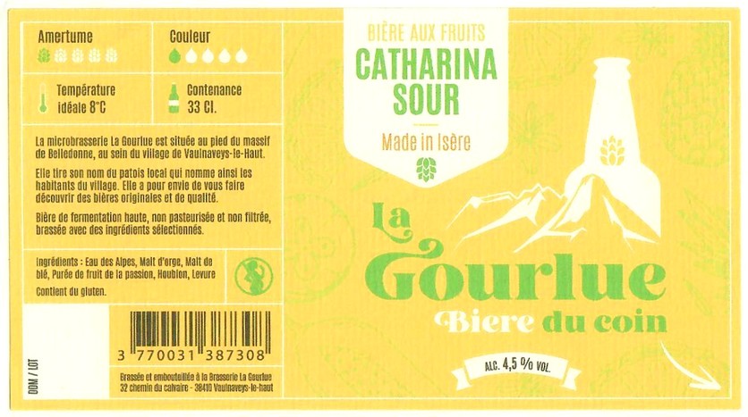 Etiquette BRASSERIE LA GOURLUE 03