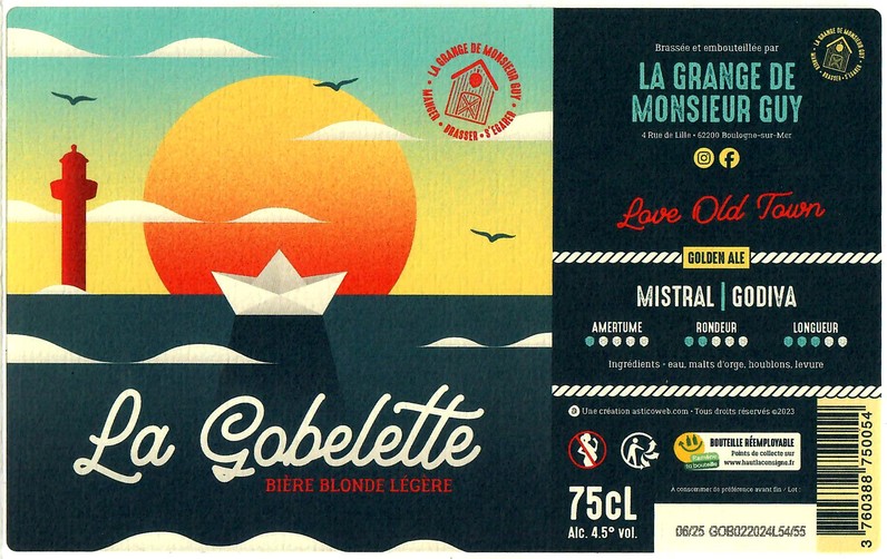 Etiquette BRASSERIE LA GRANGE DE MONSIEUR GUY 02