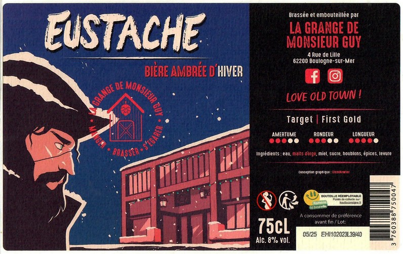 Etiquette BRASSERIE LA GRANGE DE MONSIEUR GUY 05