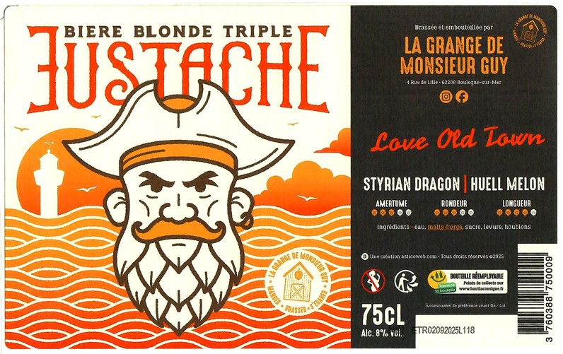 Etiquette BRASSERIE LA GRANGE DE MONSIEUR GUY 07