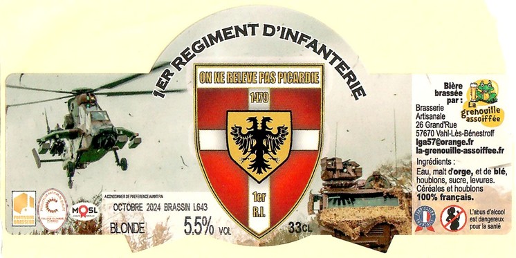 Etiquette BRASSERIE LA GRENOUILLE ASSOIFFEE 35