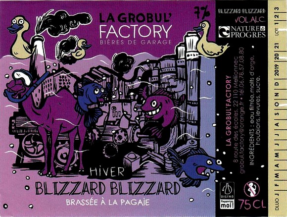 etiquette BRASSERIE LA GROBUL FACTORY 26