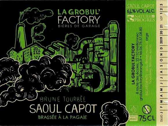etiquette BRASSERIE LA GROBUL FACTORY 27