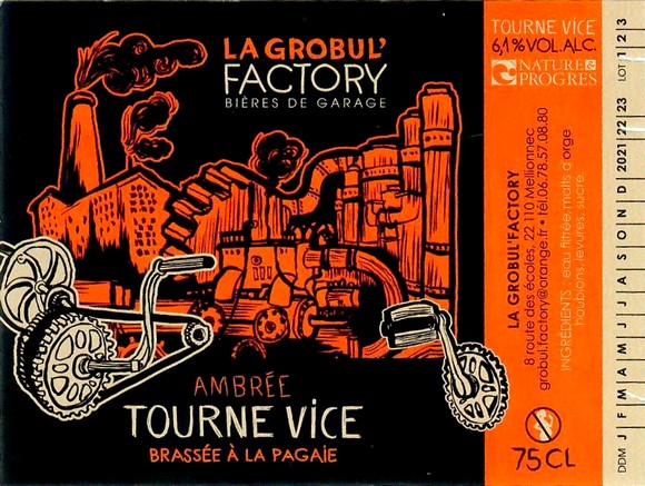etiquette BRASSERIE LA GROBUL FACTORY 29