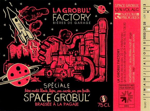 Etiquette BRASSERIE LA GROBULFACTORY 36