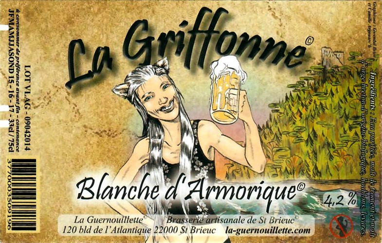 etiquette BRASSERIE LA GUERNOUILLETTE 41