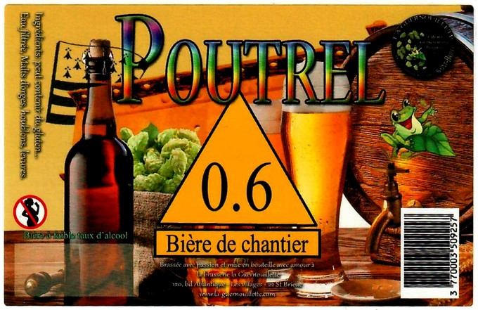 etiquette BRASSERIE LA GUERNOUILLETTE 46