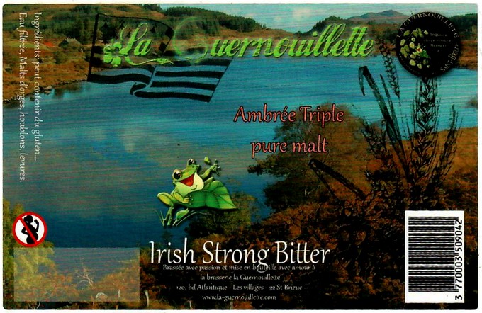 etiquette BRASSERIE LA GUERNOUILLETTE 49