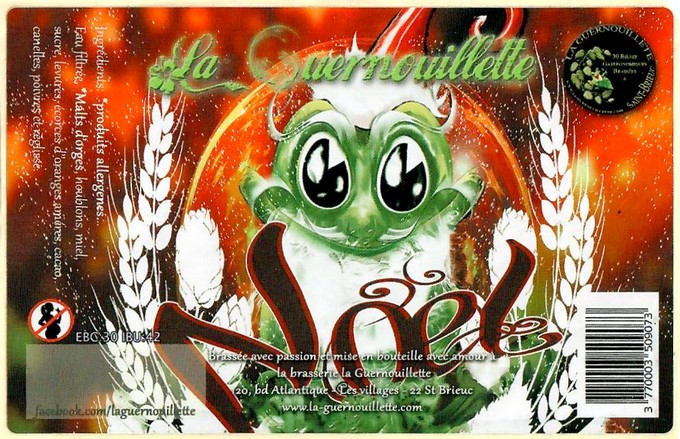 Etiquette BRASSERIE LA GUERNOUILLETTE 58