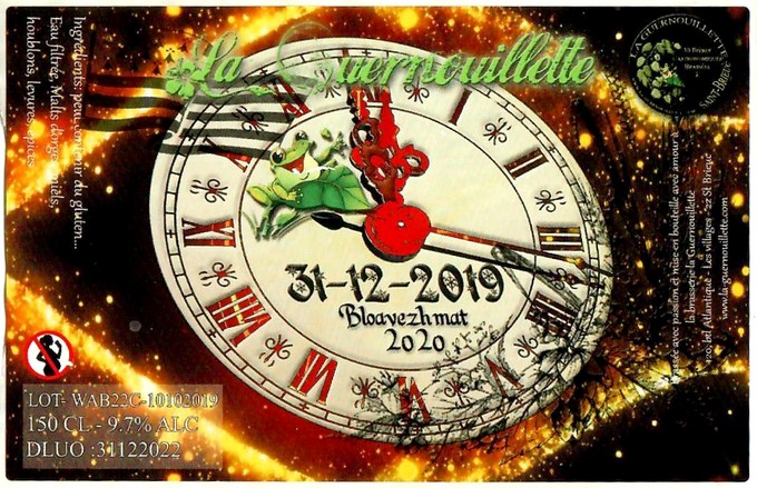 Etiquette BRASSERIE LA GUERNOUILLETTE 59