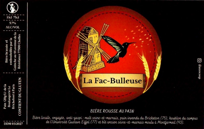 Etiquette BRASSERIE LA GUINCHE 48