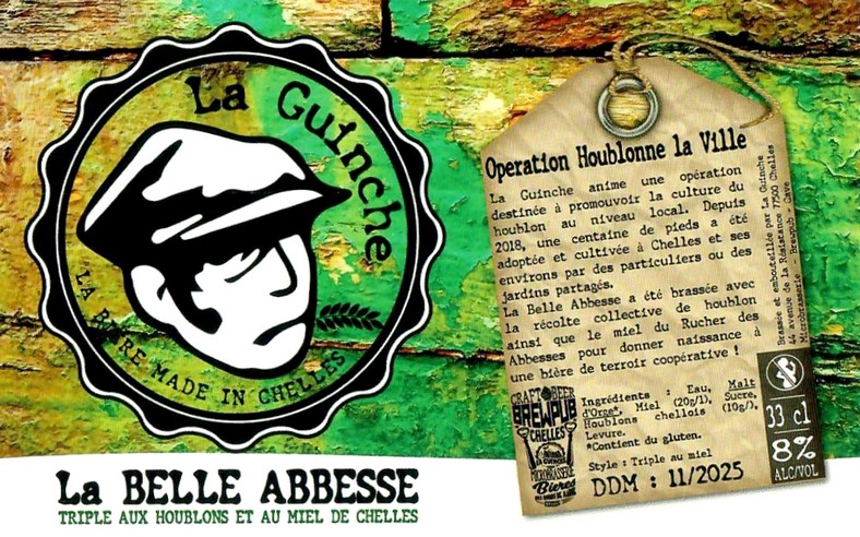 Etiquette BRASSERIE LA GUINCHE 51