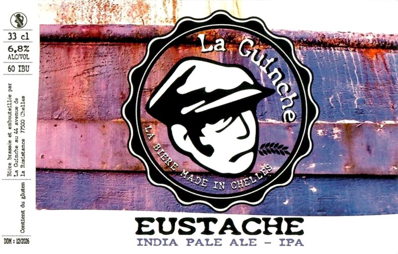 Etiquette BRASSERIE LA GUINCHE 53