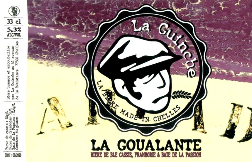 Etiquette BRASSERIE LA GUINCHE 59