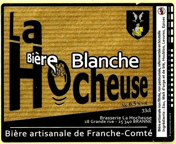 etiquette BRASSERIE BIERES DU DOUBS 01