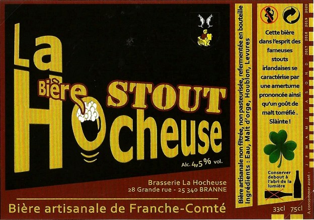 etiquette BRASSERIE BIERES DU DOUBS 19