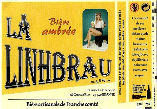 etiquette BRASSERIE BIERES DU DOUBS 23