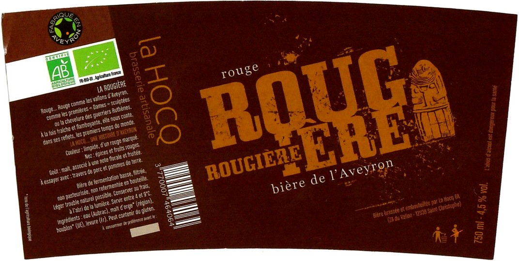 etiquette BRASSERIE LA HOCQ 08