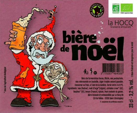 etiquette BRASSERIE LA HOCQ 13