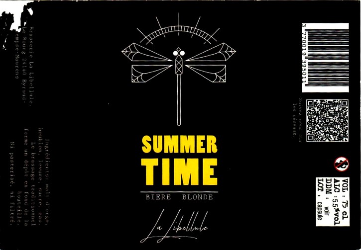 etiquette BRASSERIE LA LIBELLULE 03