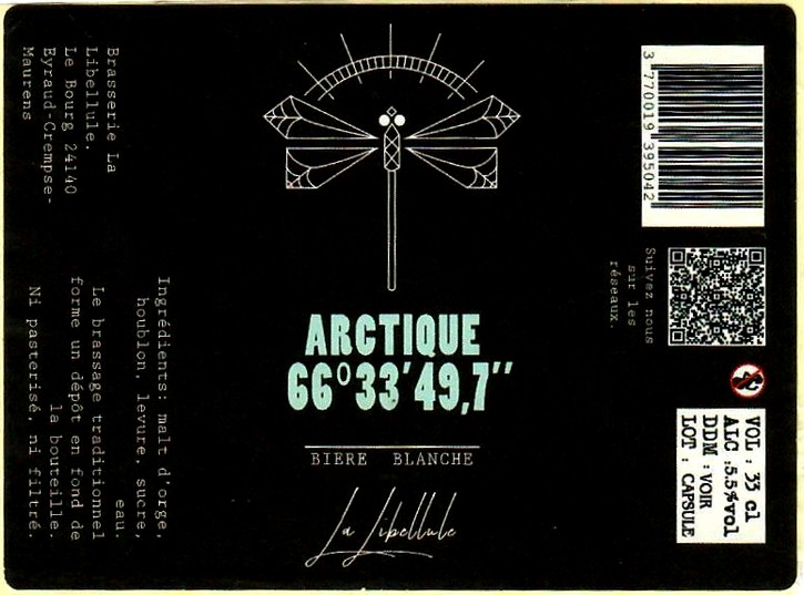 etiquette BRASSERIE LA LIBELLULE 05