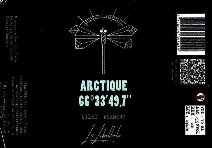 Etiquette BRASSERIE LA LIBELLULE 06