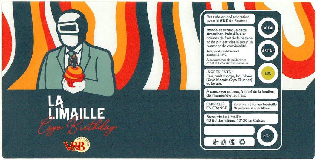 Etiquette BRASSERIE LA LIMAILLE 01