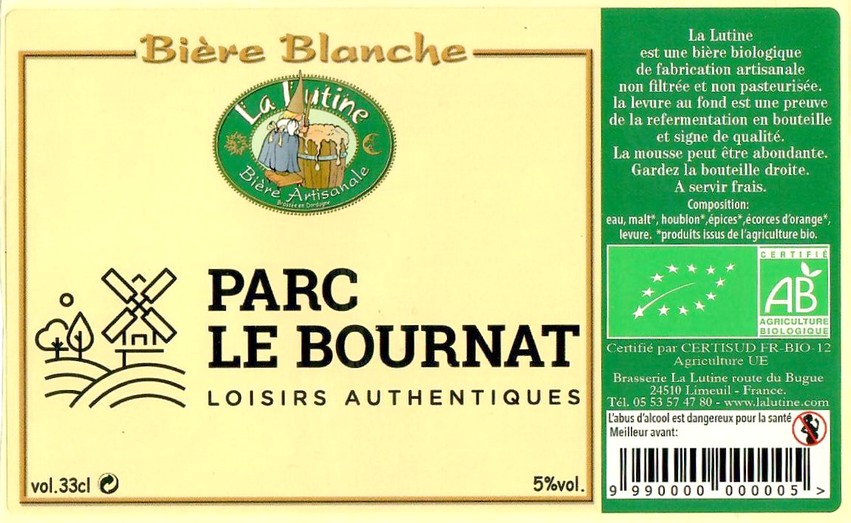 Etiquette BRASSERIE LA LUTINE 59