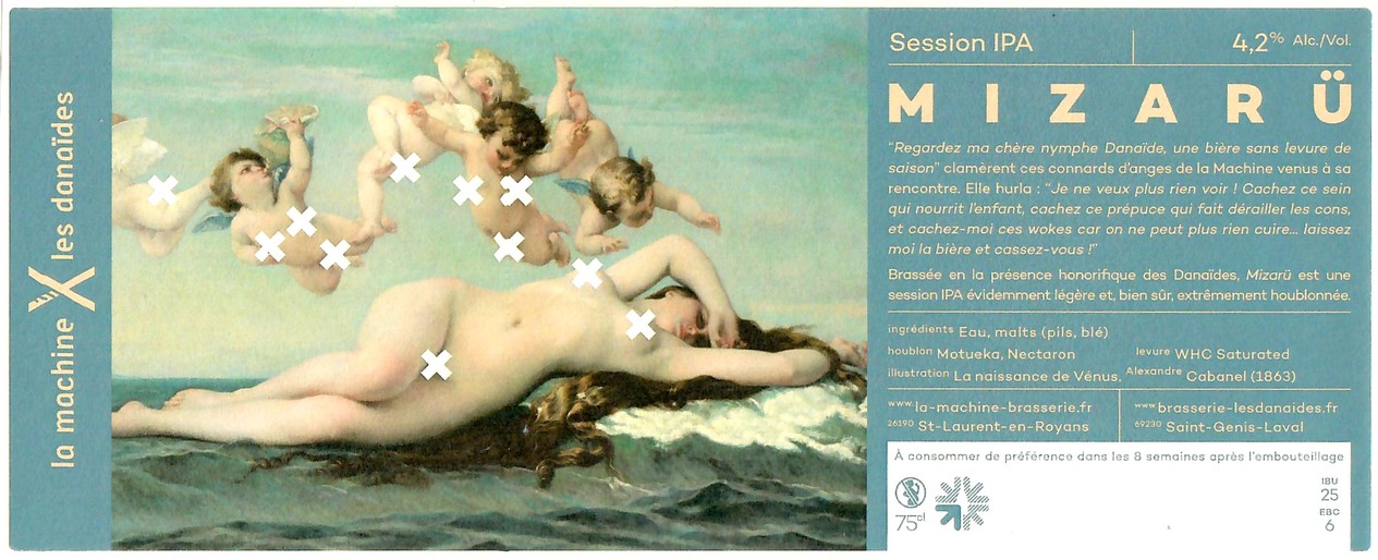 Etiquette BRASSERIE LA MACHINE 05