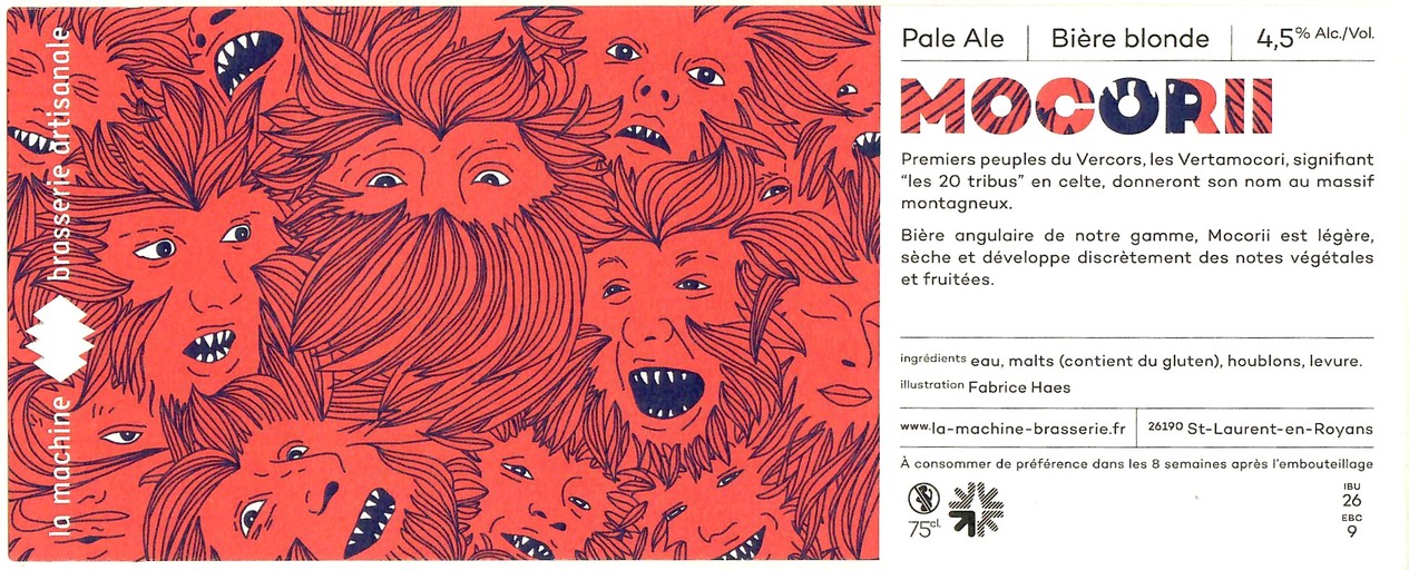 Etiquette BRASSERIE LA MACHINE 07