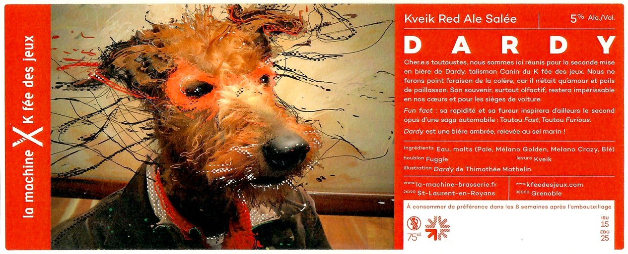 Etiquette BRASSERIE LA MACHINE 08