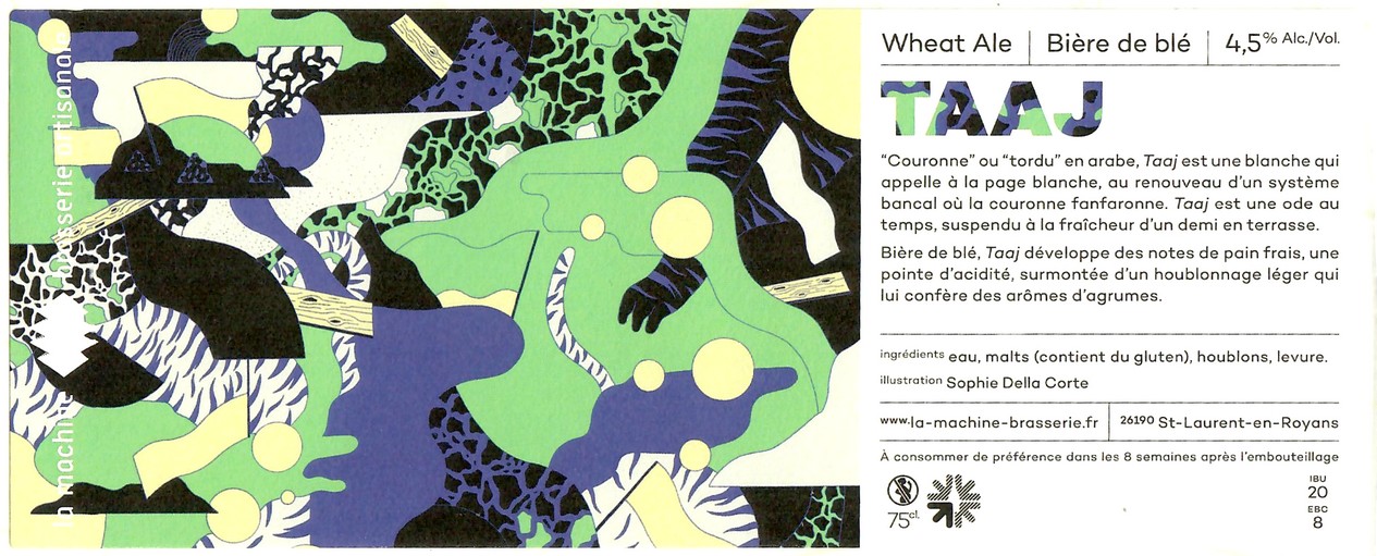 Etiquette BRASSERIE LA MACHINE 14