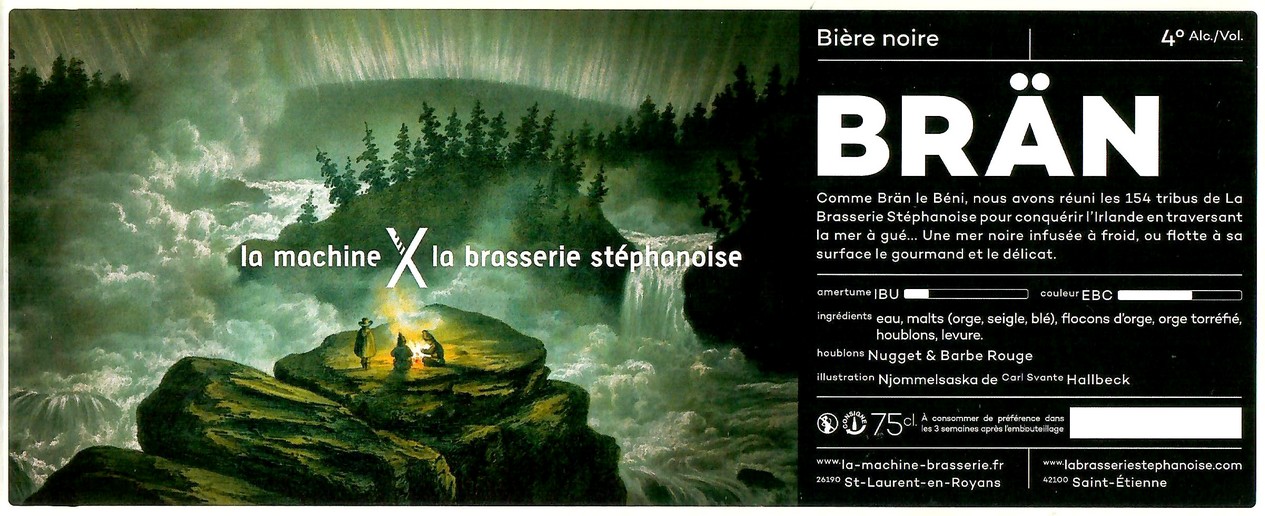 Etiquette BRASSERIE LA MACHINE 20