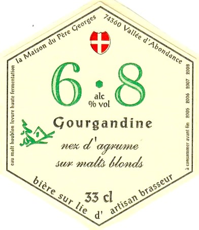 Etiquette BRASSERIE LA MAISON DU PERE GEORGES 04