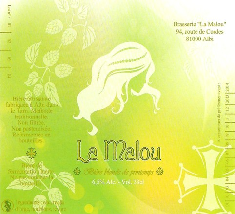 Etiquette BRASSERIE LA MALOU 04