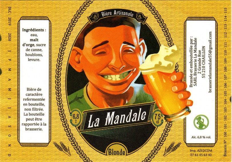 etiquette BRASSERIE LA MANDALE 02