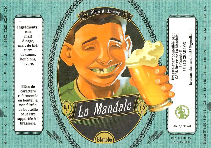 Etiquette BRASSERIE MANDALE 11