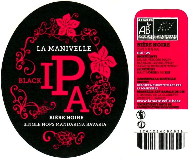 etiquette BRASSERIE LA MANIVELLE 28