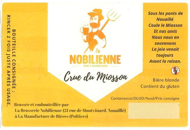 Etiquette BRASSERIE LA MANUFACTURE DE BIERES 07