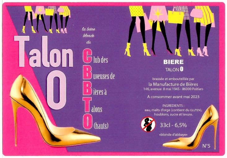 Etiquette BRASSERIE LA MANUFACTURE DE BIERES 09