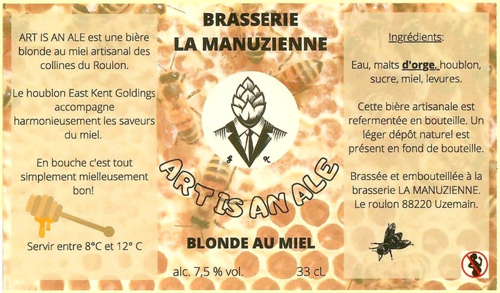 Etiquette BRASSERIE LA MANUZIENNE 06