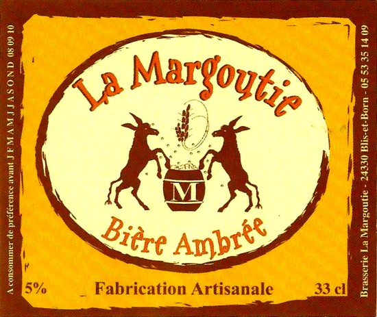etiquette BRASSERIE LA MARGOUTIE 17