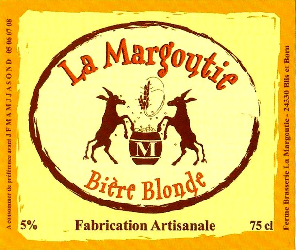 etiquette BRASSERIE LA MARGOUTIE 21