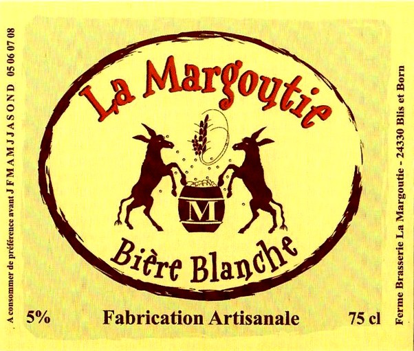 etiquette BRASSERIE LA MARGOUTIE 22
