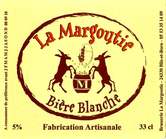 etiquette BRASSERIE LA MARGOUTIE 23