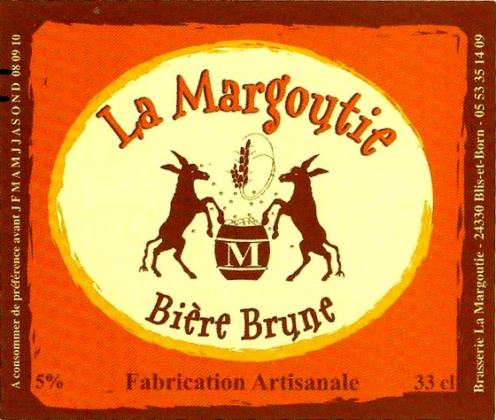 etiquette BRASSERIE LA MARGOUTIE 30