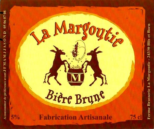 etiquette BRASSERIE LA MARGOUTIE 34