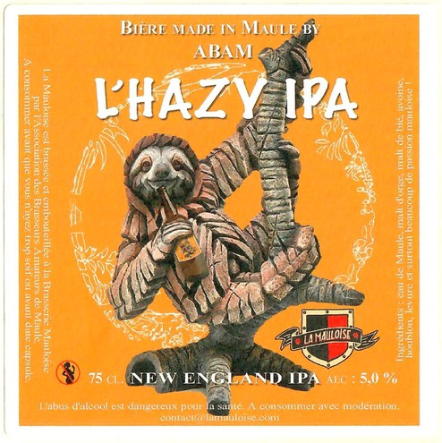 Etiquette BRASSERIE LA MAULOISE 09