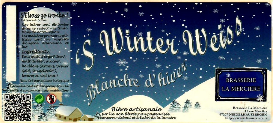 etiquette BRASSERIE LA MERCIERE 07