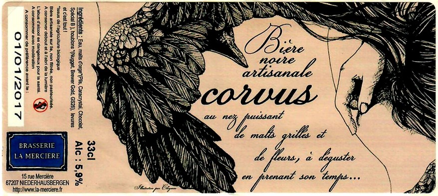 etiquette BRASSERIE LA MERCIERE 12